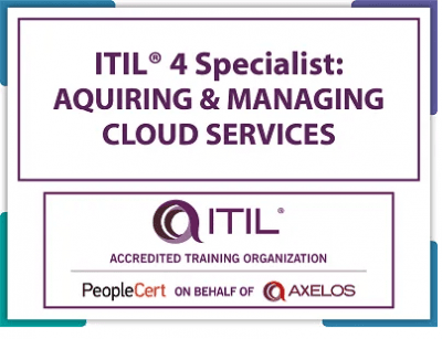 PeopleCert ITIL® 4 Specialist: Acquiring & Managing Cloud Services (AMCS) - Live Online and PeopleCert Exam Bundled Offer.