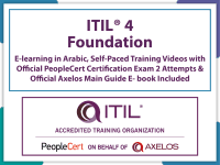 ITIL® 4 Foundation E-learning in Arabic, Self-Paced Training