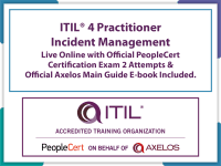 ITIL® 4 Practitioner Incident Management Live Online