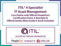 ITIL® 4 Specialist IT Asset Management Live Online