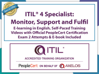 ITIL®4 Specialist Monitor, Support and Fulfil E-Learning