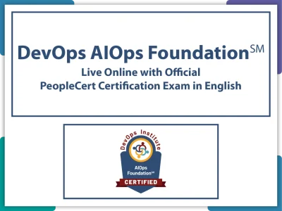 Devops AIOps Foundation℠ – Live Online with Official PeopleCert Certification Exam in English.